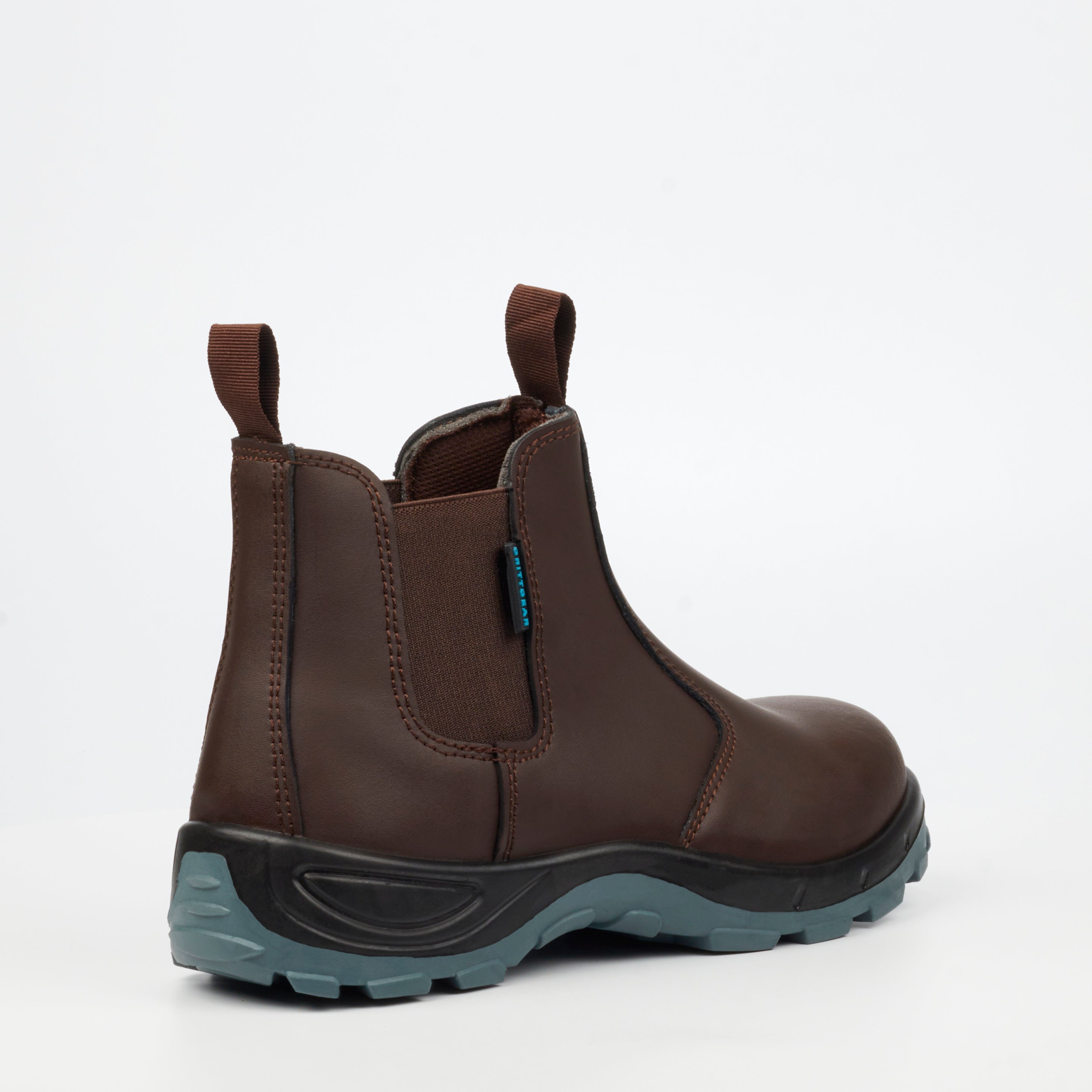 Grittgear Mangano S1 Leather Safety Boot - Chocolate safety Grittgear