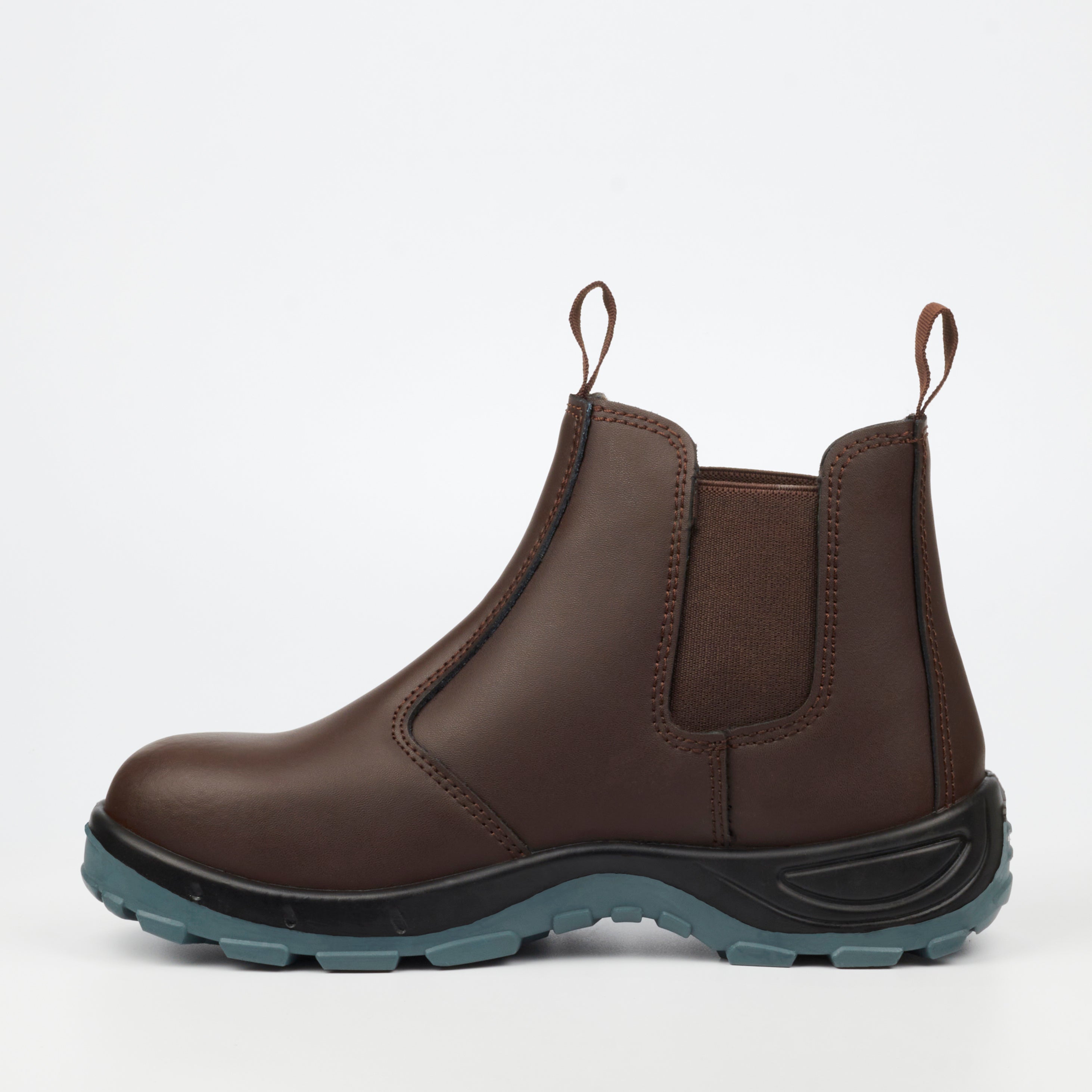 Grittgear Mangano S1 Leather Safety Boot - Chocolate safety Grittgear