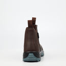 Grittgear Mangano S1 Leather Safety Boot - Chocolate safety Grittgear