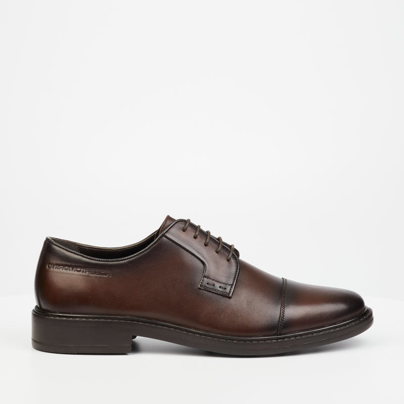 Roberto Morino Marcel 1 Genuine Leather Formal Shoe - Chocolate footwear Roberto   