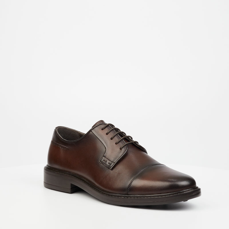 Roberto Morino Marcel 1 Genuine Leather Formal Shoe - Chocolate footwear Roberto   