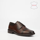Roberto Morino Marcel 1 Genuine Leather Formal Shoe - Chocolate footwear Roberto
