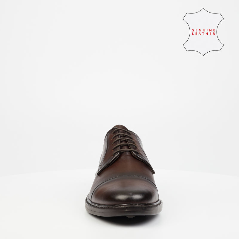 Roberto Morino Marcel 1 Genuine Leather Formal Shoe - Chocolate footwear Roberto