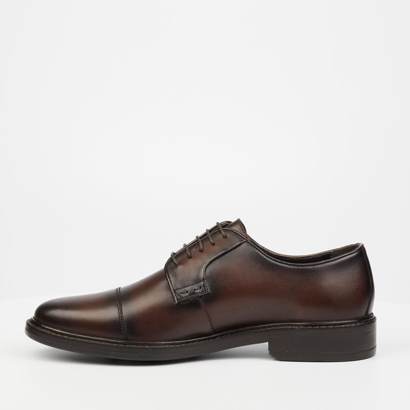 Roberto Morino Marcel 1 Genuine Leather Formal Shoe - Chocolate footwear Roberto   