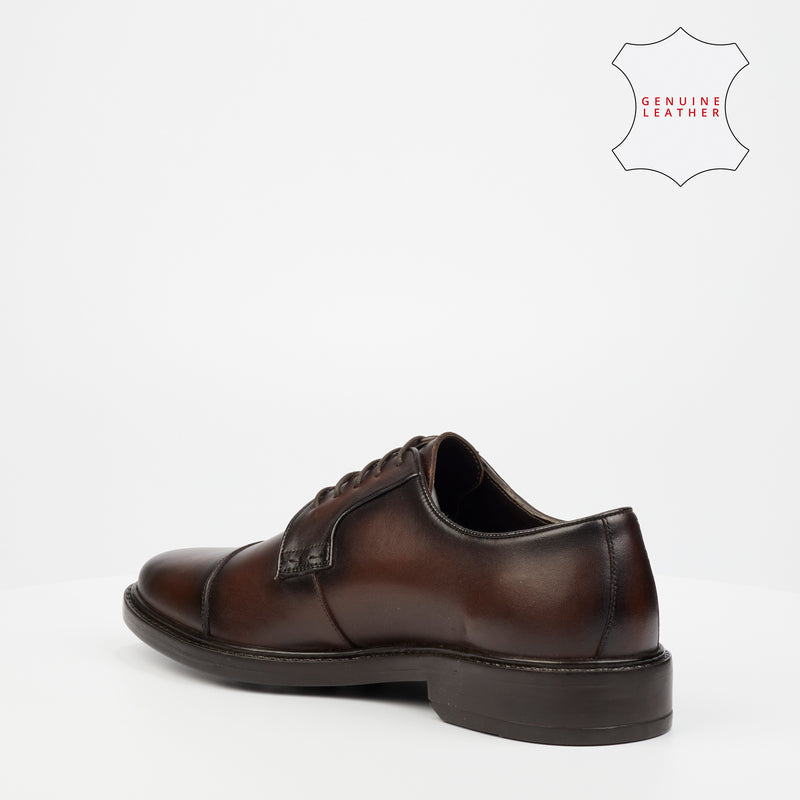 Roberto Morino Marcel 1 Genuine Leather Formal Shoe - Chocolate footwear Roberto