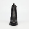 NIcci Tyler Marcella 1 Genuine Smooth Leather Ankle Boot - Black footwear Nicci Tyler