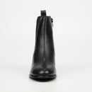 NIcci Tyler Marcella 1 Genuine Smooth Leather Ankle Boot - Black footwear Nicci Tyler