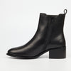 NIcci Tyler Marcella 1 Genuine Smooth Leather Ankle Boot - Black footwear Nicci Tyler