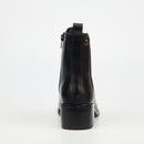 NIcci Tyler Marcella 1 Genuine Smooth Leather Ankle Boot - Black footwear Nicci Tyler