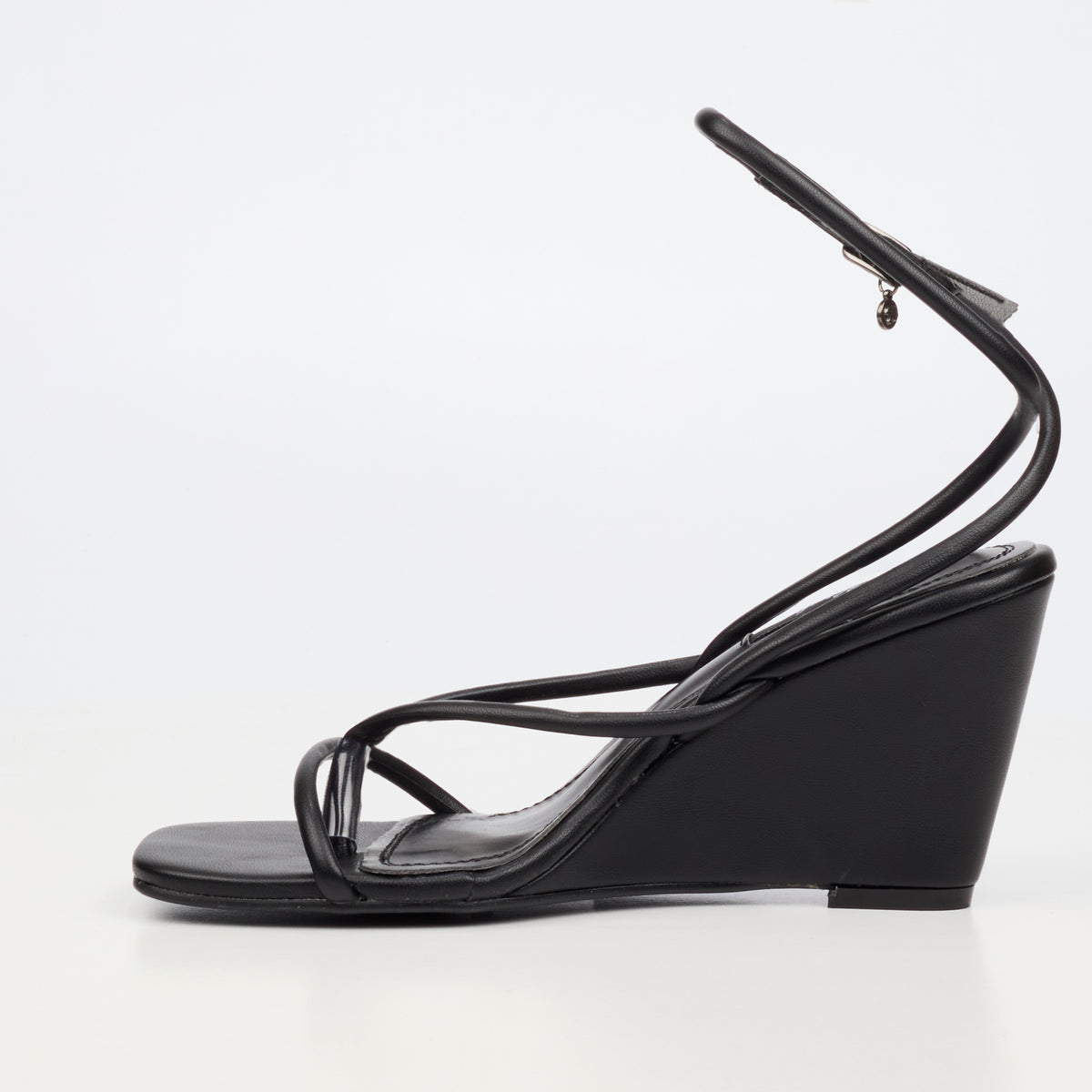 Miss Black Marley 1 High Wedges - Black