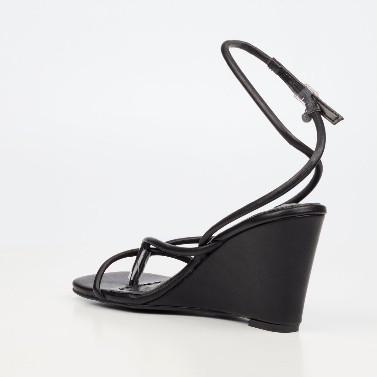 Miss Black Marley 1 High Wedges - Black