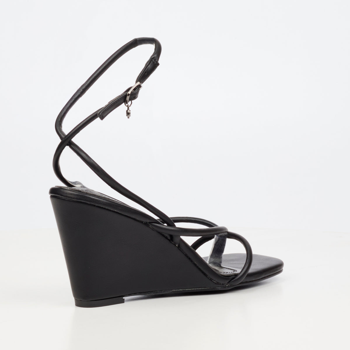 Miss Black Marley 1 High Wedges - Black