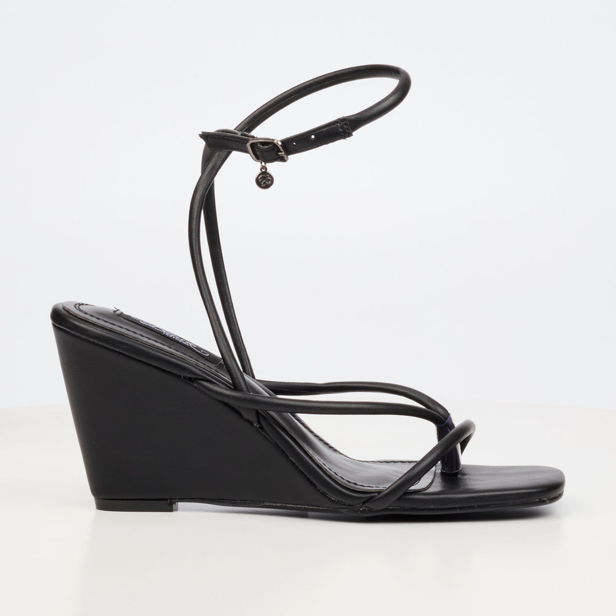 Miss Black Marley 1 High Wedges - Black