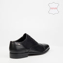 Roberto Morino Mauritzio 26 Leather Formal Shoe - Black footwear Roberto