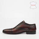 Roberto Morino Mauritzio 26 Leather Formal Shoe - Burgundy footwear Roberto