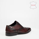 Roberto Morino Mauritzio 26 Leather Formal Shoe - Burgundy footwear Roberto