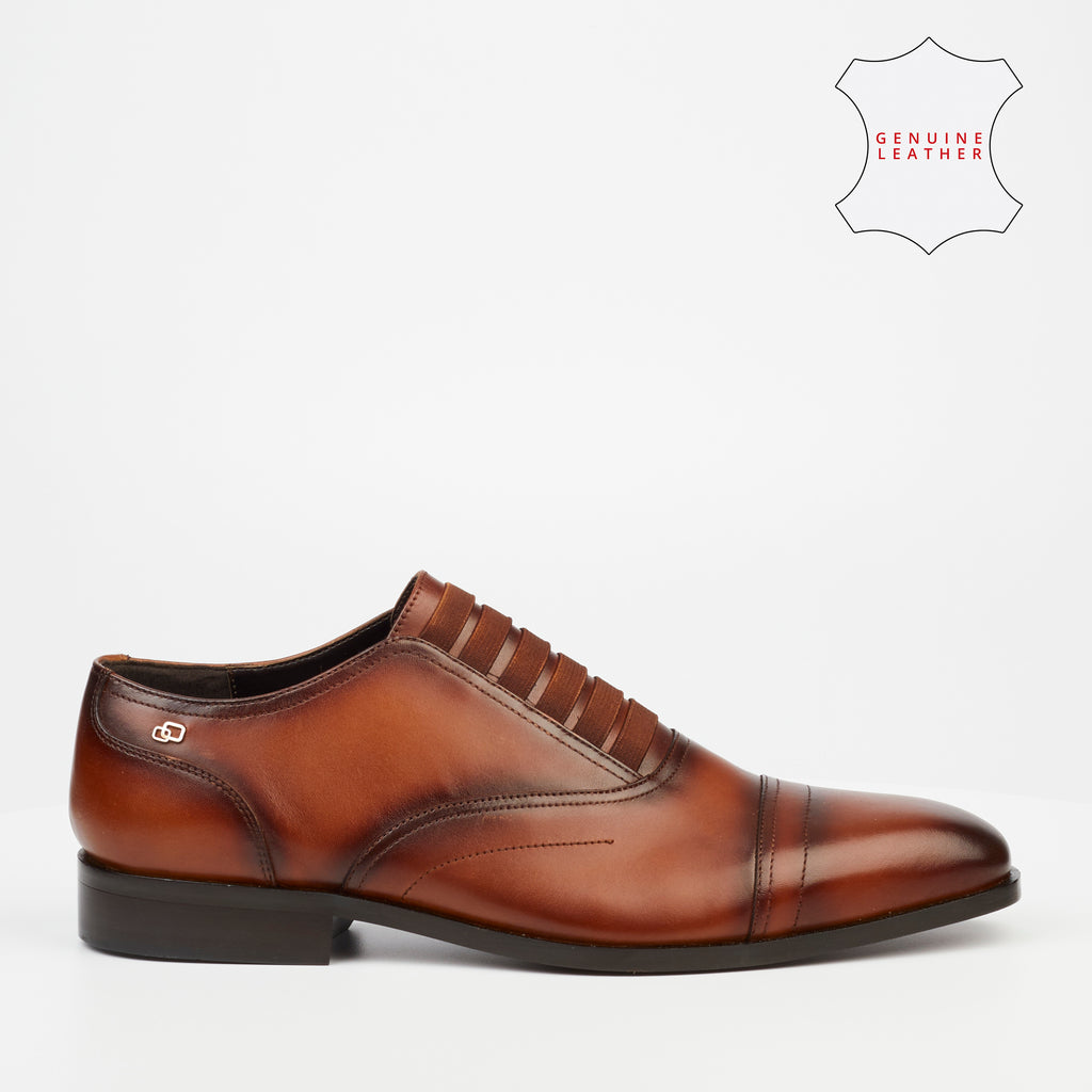 Roberto Morino Mauritzio 26 Leather Formal Shoe - Tan footwear Roberto