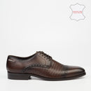 Roberto Morino Mauritzio 31 Leather Formal Shoe - Chocolate footwear Roberto