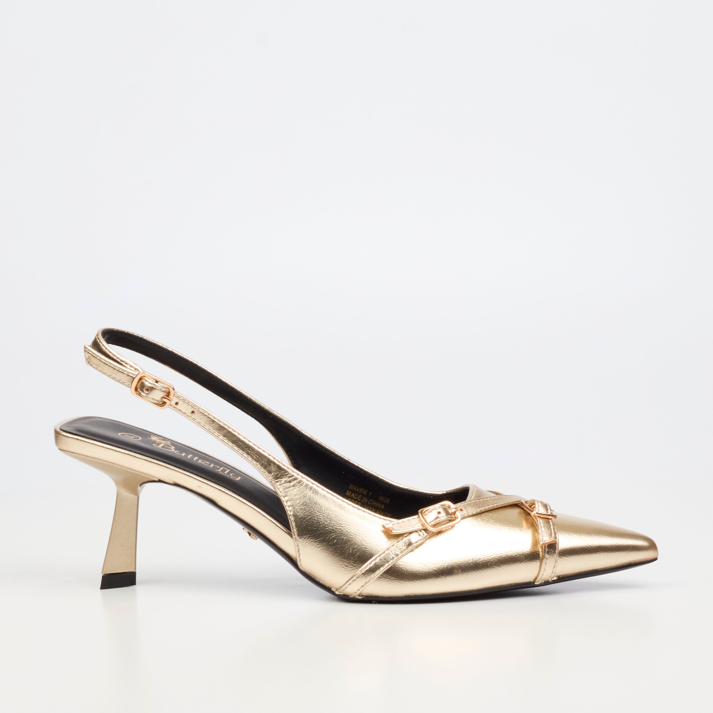 Butterfly Feet Maven 1 Heel - Champagne footwear Butterfly Feet