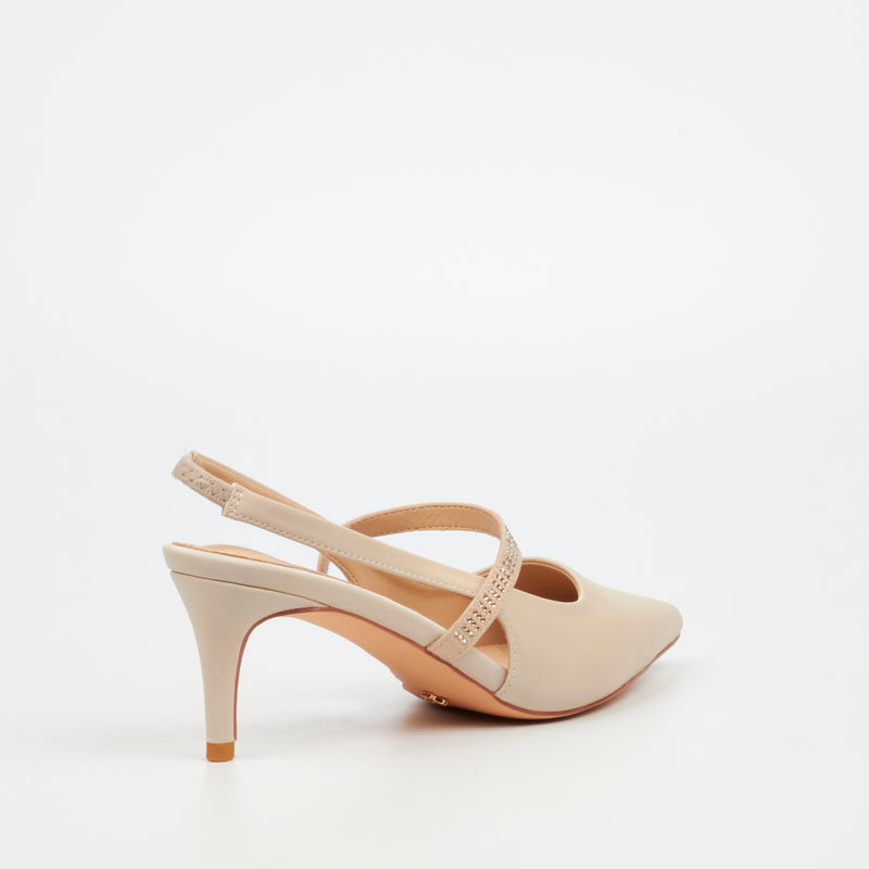 Butterfly Feet Meagan 1 High Heel - Beige footwear Butterfly Feet