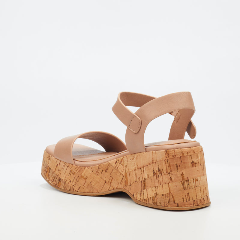 Miss Black Melbec 1 Wedge - Taupe footwear Miss Black   