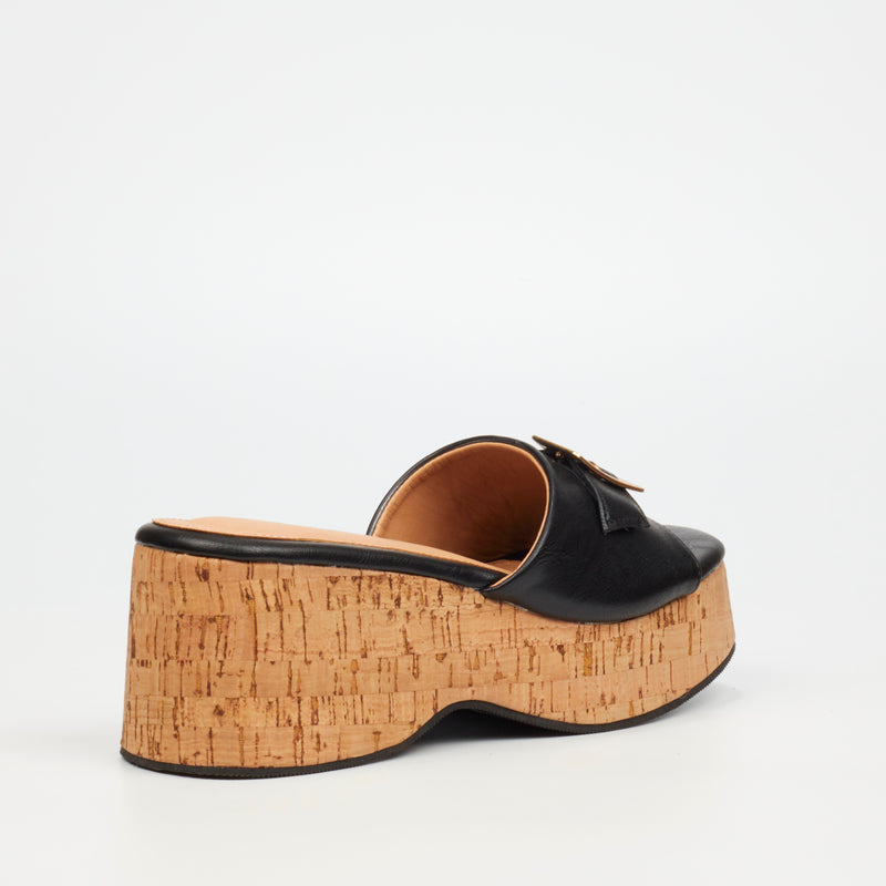 Miss Black Melbec 2 Wedge - Black footwear Miss Black   