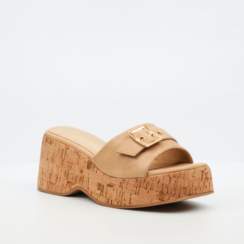 Miss Black Melbec 2 Wedge - Nude footwear Miss Black   