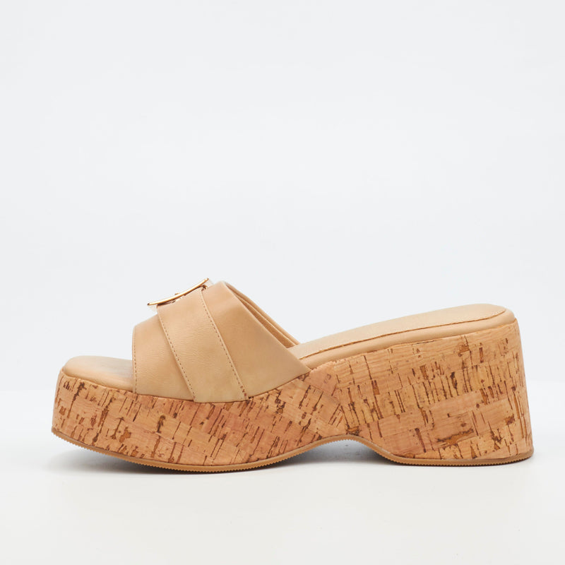 Miss Black Melbec 2 Wedge - Nude footwear Miss Black   