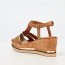 Butterfly Feet Melinda 1 Wedge - Taupe footwear Butterfly Feet