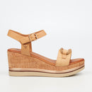 Butterfly Feet Melinda 3 Wedge - Beige footwear Butterfly Feet