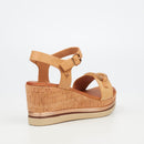 Butterfly Feet Melinda 3 Wedge - Beige footwear Butterfly Feet