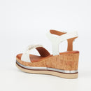 Butterfly Feet Melinda 3 Wedge - White footwear Butterfly Feet