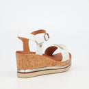 Butterfly Feet Melinda 3 Wedge - White footwear Butterfly Feet