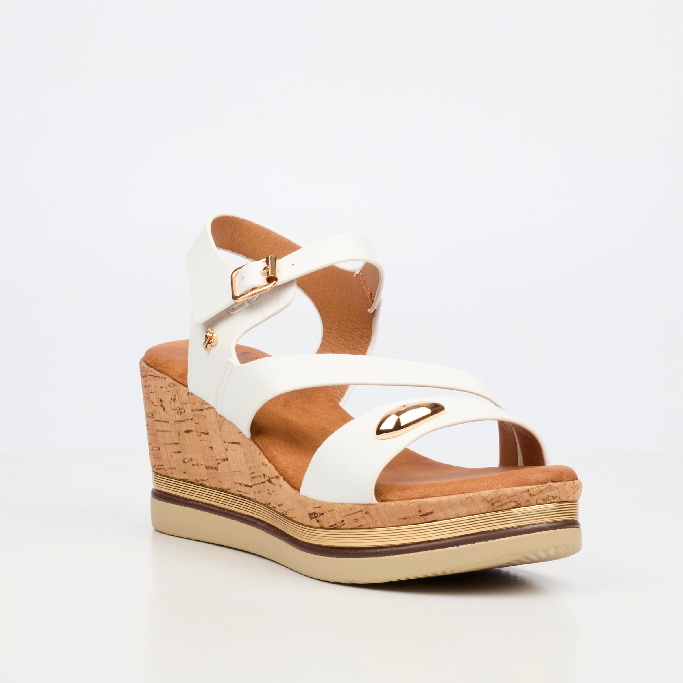 Butterfly Feet Melinda 4 Wedge - White footwear Butterfly Feet