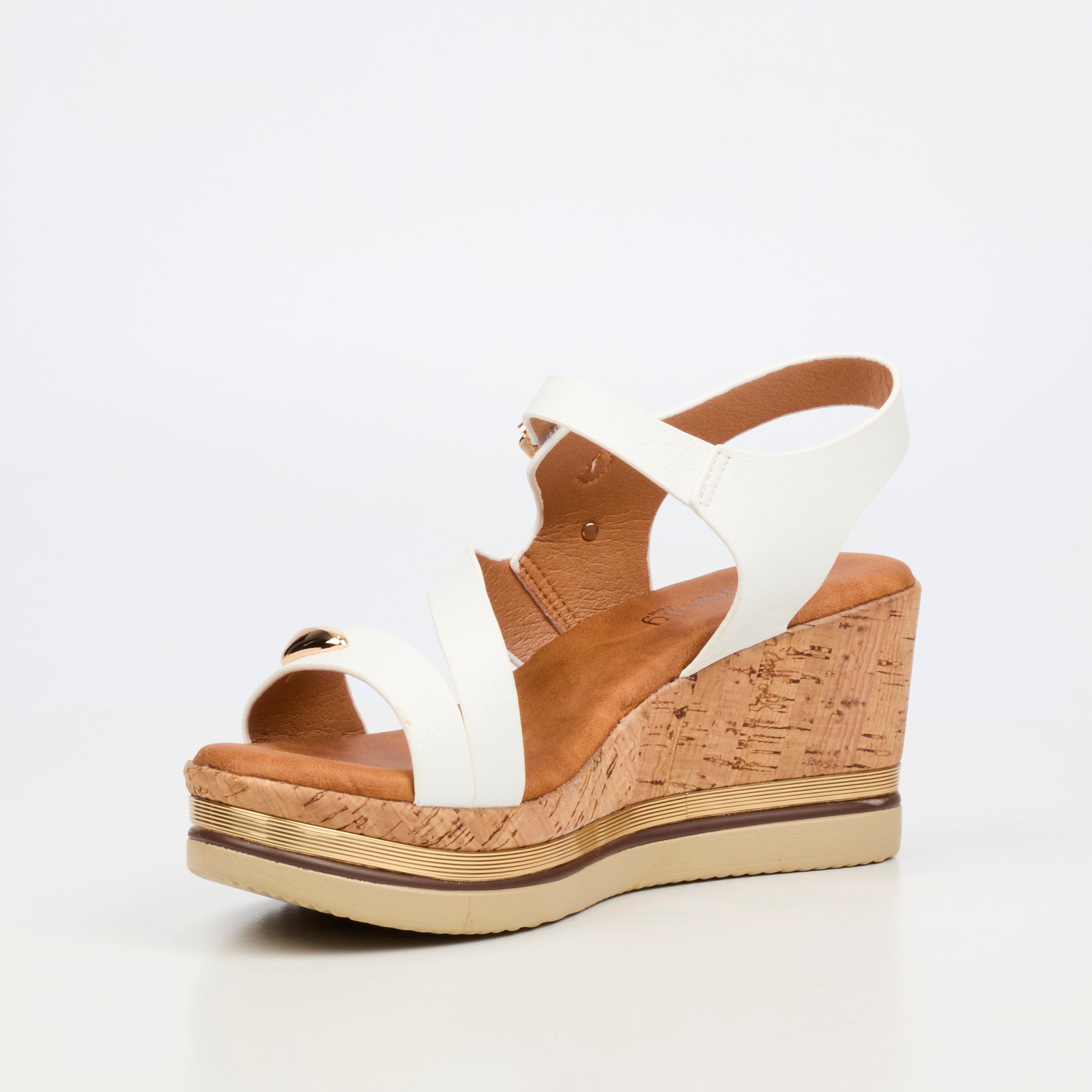 Butterfly Feet Melinda 4 Wedge - White footwear Butterfly Feet