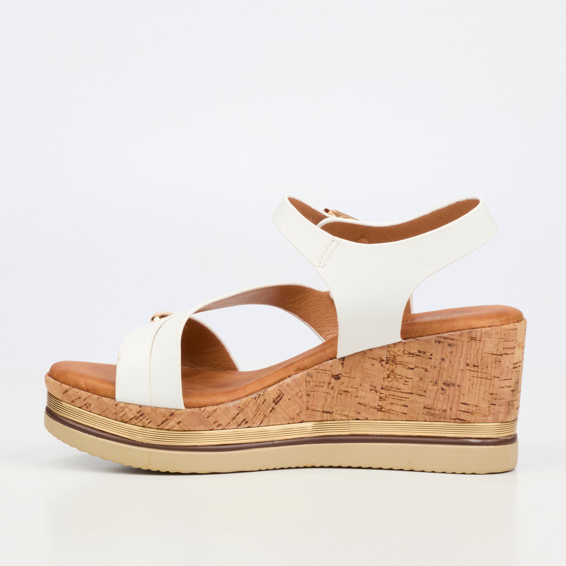 Butterfly Feet Melinda 4 Wedge - White footwear Butterfly Feet