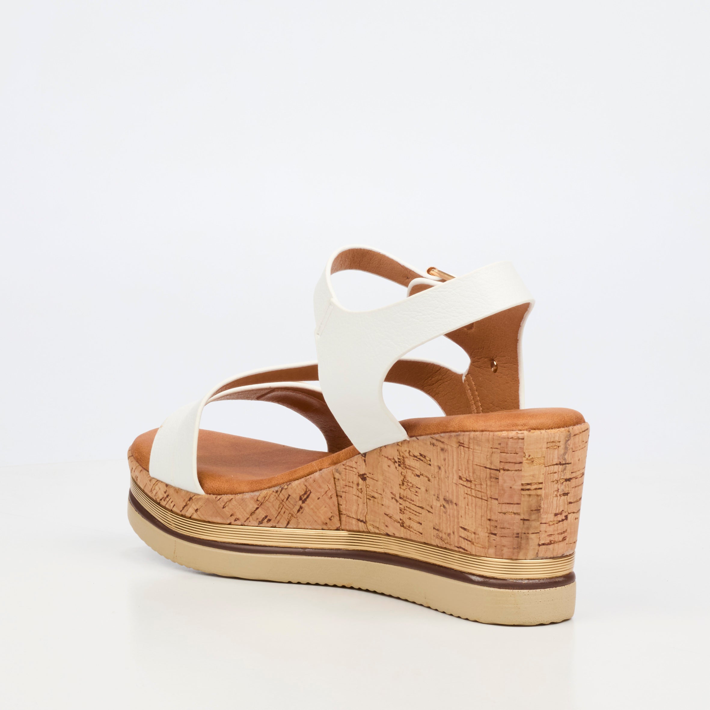 Butterfly Feet Melinda 4 Wedge - White footwear Butterfly Feet