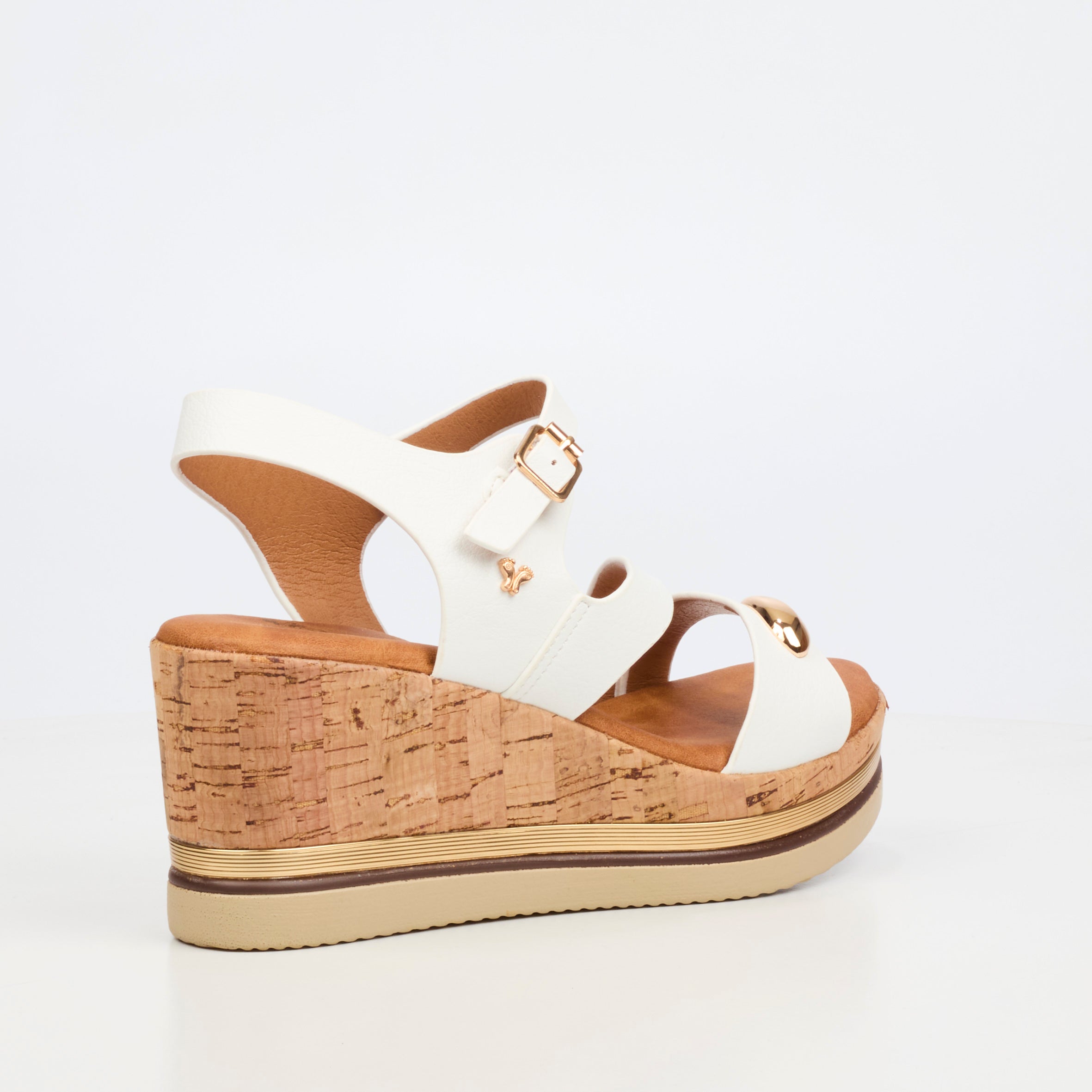 Butterfly Feet Melinda 4 Wedge - White footwear Butterfly Feet