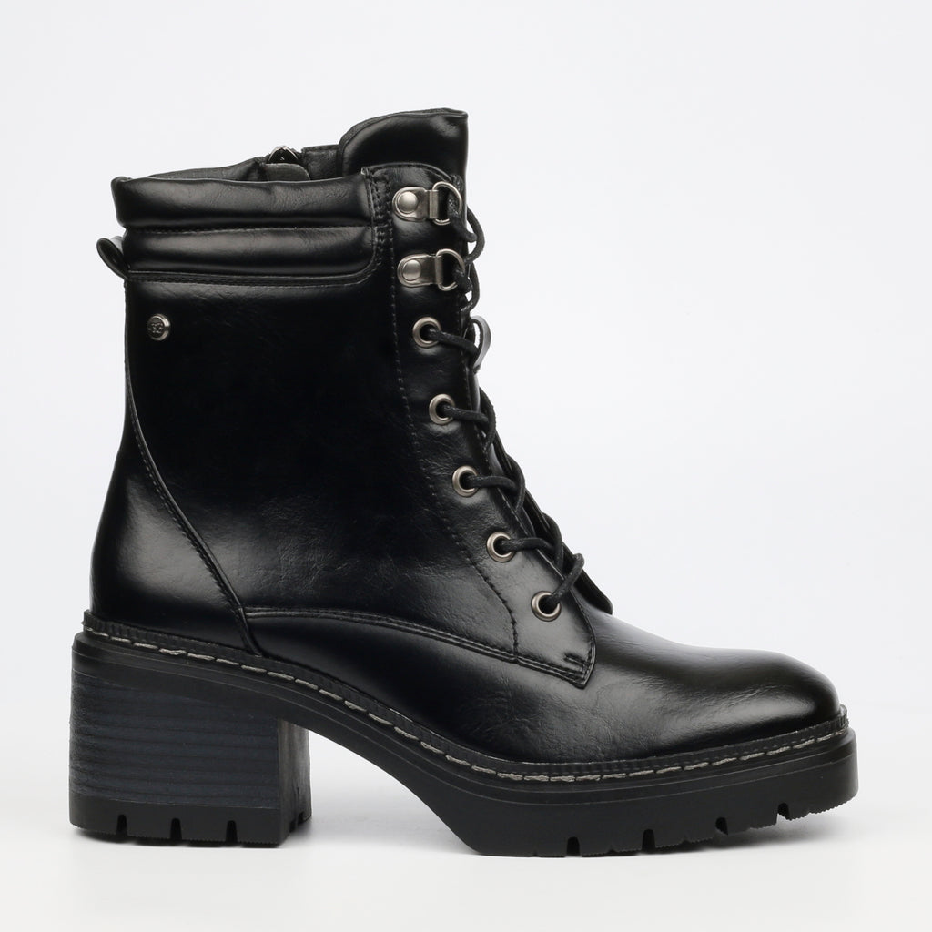 Miss Black Mercy 2 Ankle Boots Faux Leather - Black footwear Miss Black