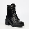 Miss Black Mercy 2 Ankle Boots Faux Leather - Black footwear Miss Black