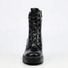 Miss Black Mercy 2 Ankle Boots Faux Leather - Black footwear Miss Black