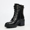 Miss Black Mercy 2 Ankle Boots Faux Leather - Black footwear Miss Black