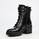 Miss Black Mercy 2 Ankle Boots Faux Leather - Black