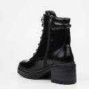Miss Black Mercy 2 Ankle Boots Faux Leather - Black
