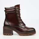 Miss Black Mercy 2 Ankle Boots Faux Leather - Chocolate