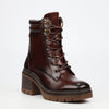 Miss Black Mercy 2 Ankle Boots Faux Leather - Chocolate footwear Miss Black
