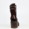 Miss Black Mercy 2 Ankle Boots Faux Leather - Chocolate footwear Miss Black