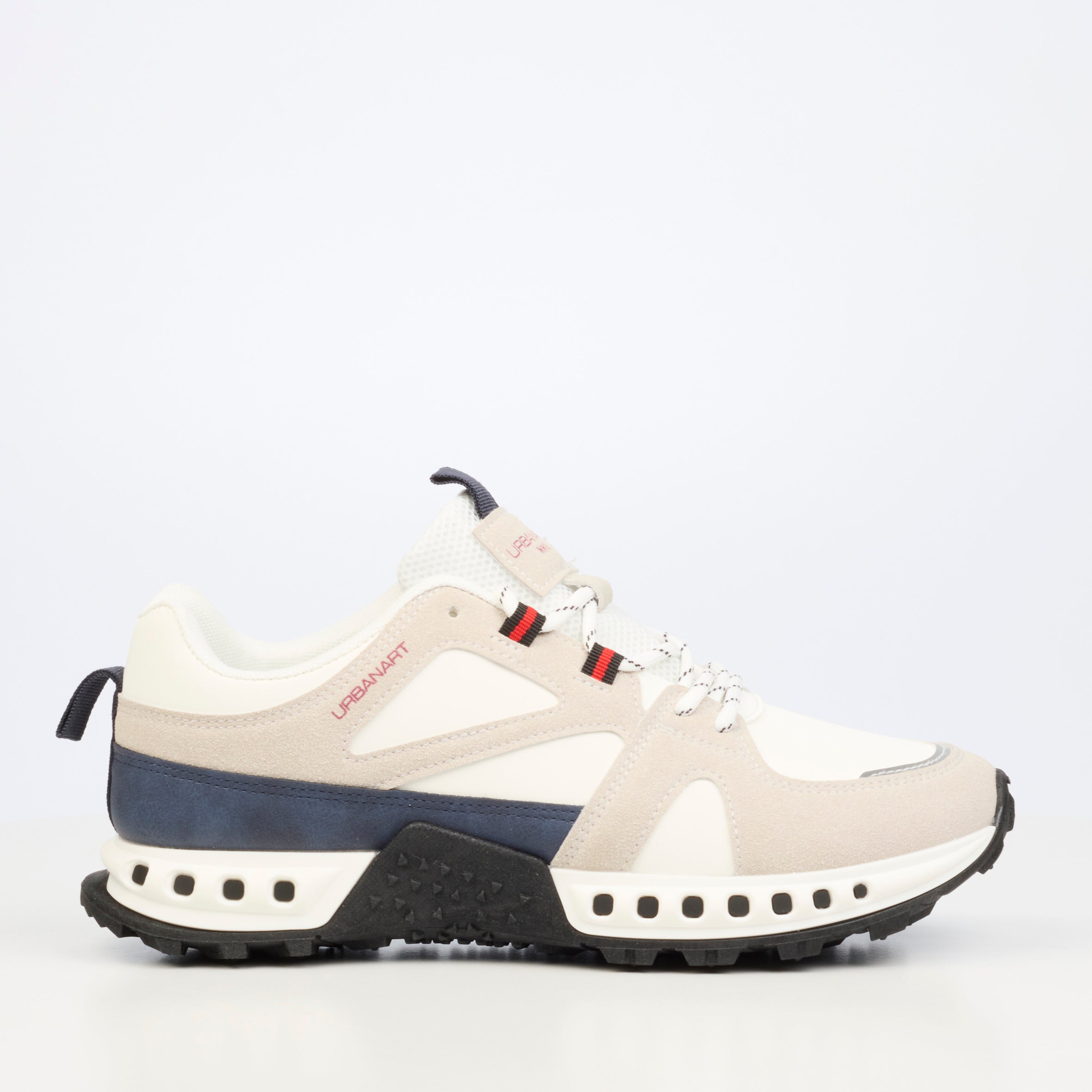Urbanart Metro 1 Faux Nubuck / Faux Suede Sneaker - Grey