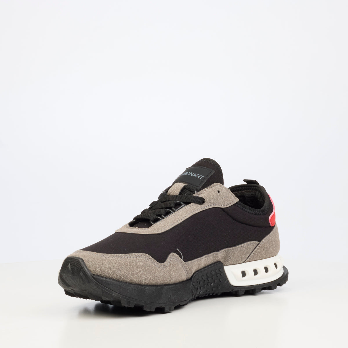 Urbanart Metro 2 Faux Nubuck / Nylon Sneaker - Black