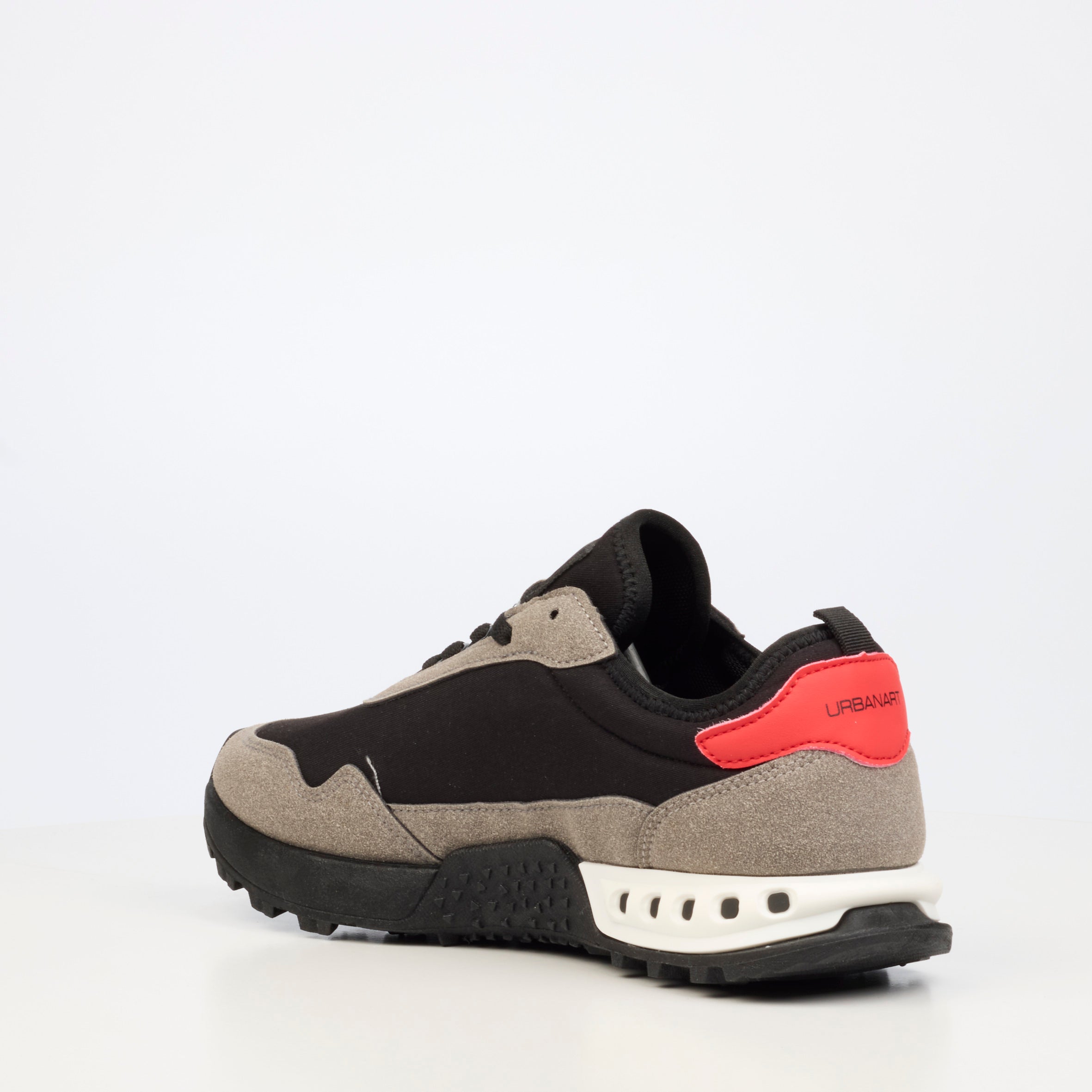 Urbanart Metro 2 Faux Nubuck / Nylon Sneaker - Black